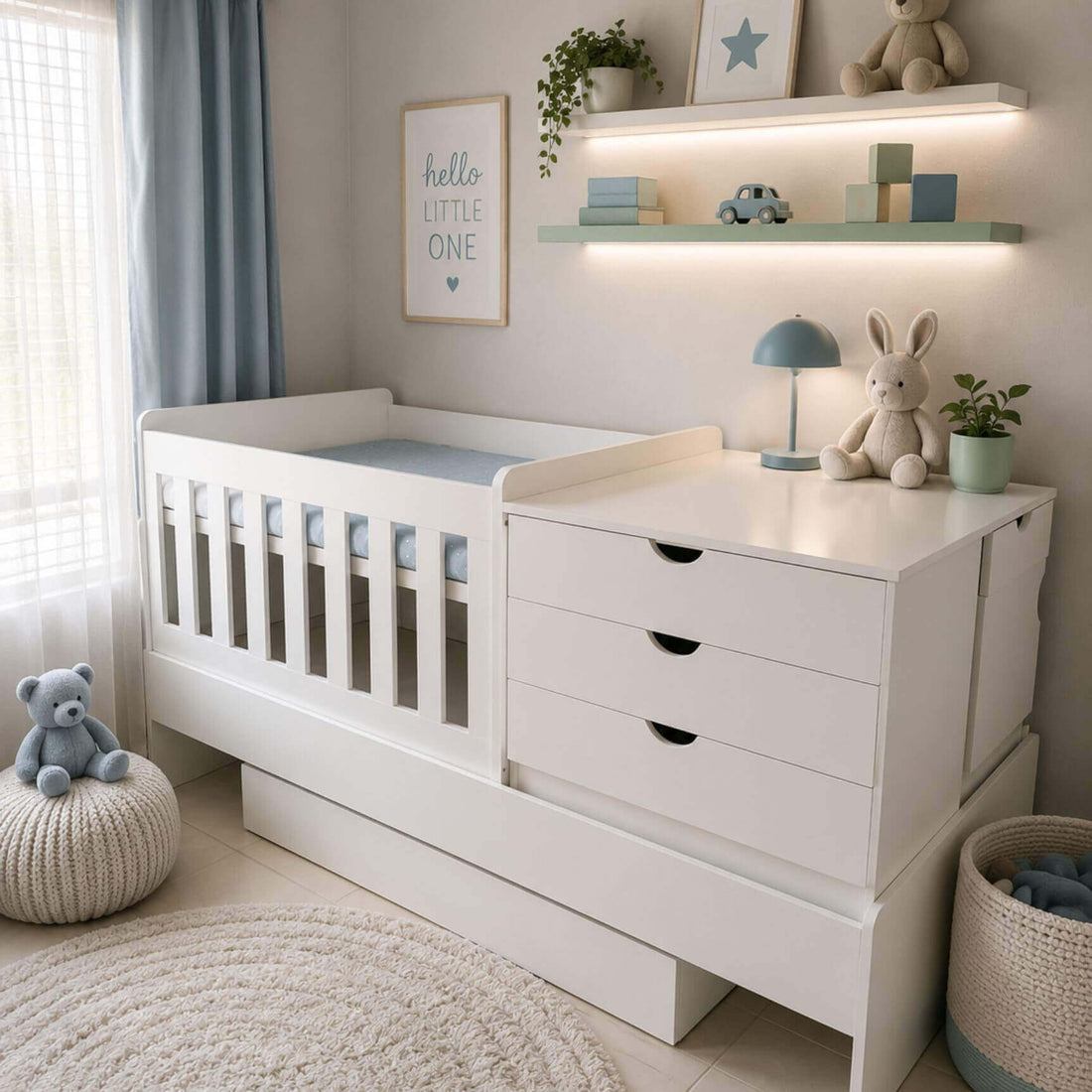 What is a 5-in-1 Cot (Baby Bedroom in a Box)?