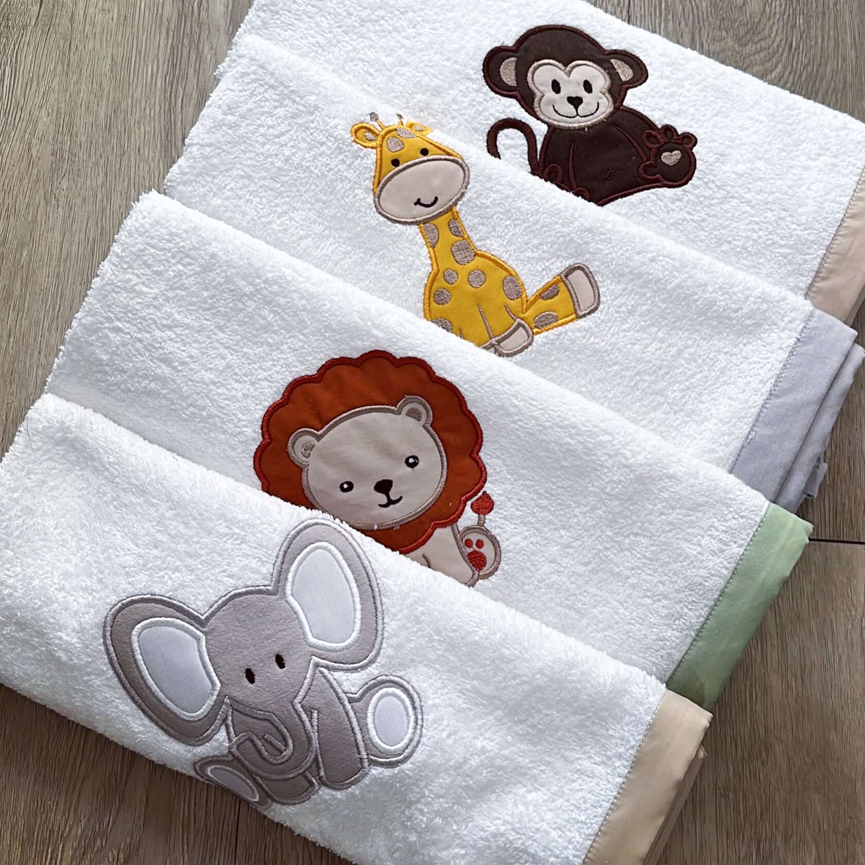 Burpcloths - Animals 01 baby burp cloths South Africa