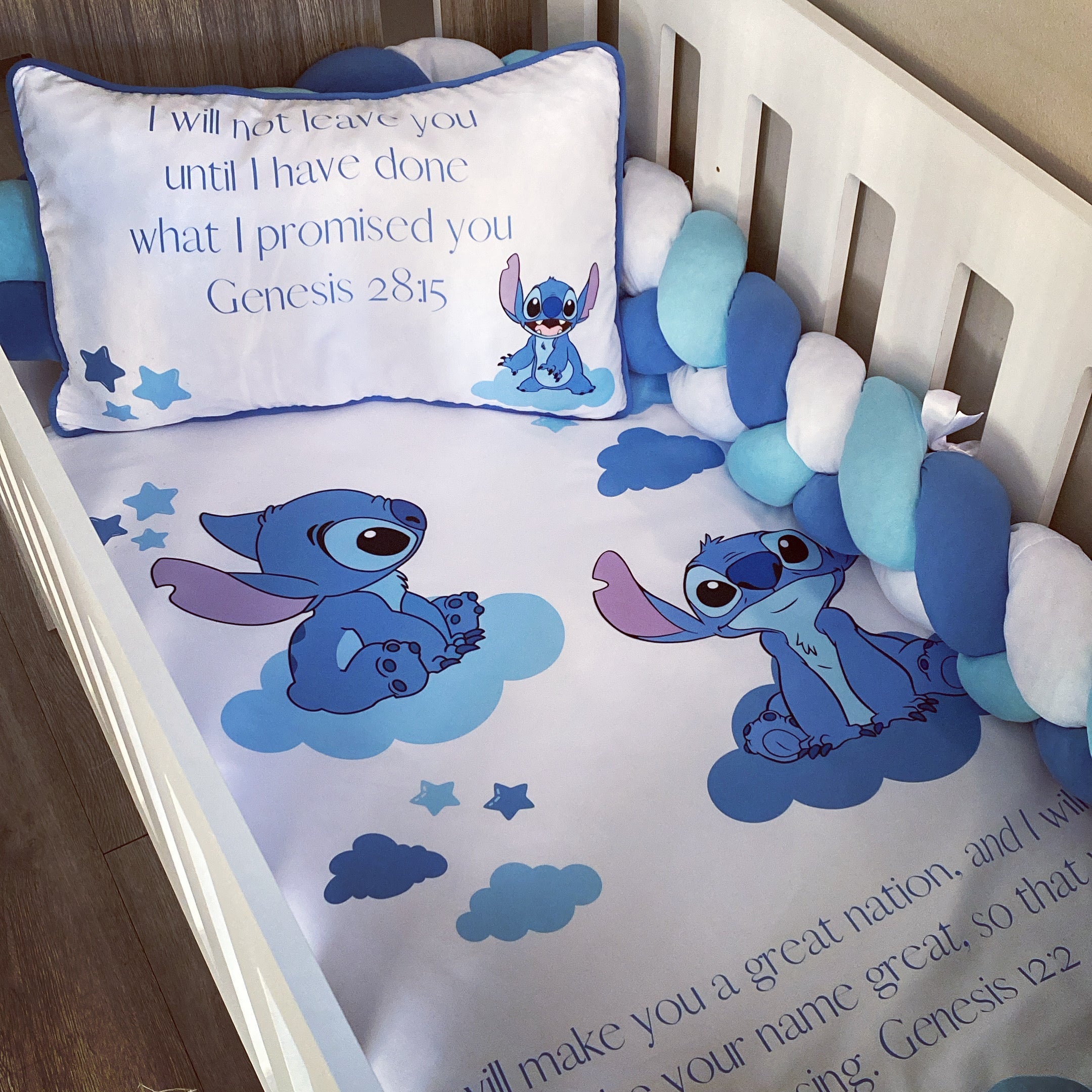 Cot Bedding - Stitch Set 01 baby neutral nursery linen set South Africa