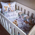 Cot Bedding - Sage Safari Set 02 baby neutral nursery linen set South Africa