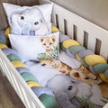 Cot Bedding - Yellow Safari Set 01 baby neutral nursery linen set South Africa