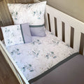 Cot Bedding - Eucalyptus Leaf Set 01 baby neutral nursery linen set South Africa