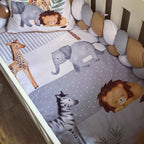 Cot Bedding - Safari Set 01 baby neutral nursery linen set South Africa