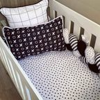 Cot Bedding - Monochrome Set 01 baby neutral nursery linen set South Africa