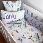Cot Bedding - Safari Set 02 baby neutral nursery linen set South Africa