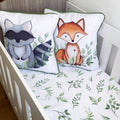Cot Bedding - Woodlands Set 02 baby neutral nursery linen set South Africa