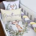 Cot Bedding - Yellow Grey Giraffe Set 02 baby neutral nursery linen set South Africa