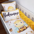 Cot Bedding - Yellow Bee Set 02 baby neutral nursery linen set South Africa