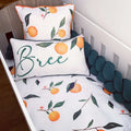 Cot Bedding - Orange Fruit Set 01 baby neutral nursery linen set South Africa