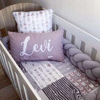 Cot Bedding - Purple Wild and Free Set 02