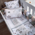 Cot Bedding - Sage Rainbow Set 01 baby neutral nursery linen set South Africa