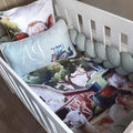 Cot Bedding - On the Farm Sage Set 01 baby neutral nursery linen set South Africa