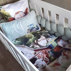 Cot Bedding - On the Farm Sage Set 01 baby neutral nursery linen set South Africa