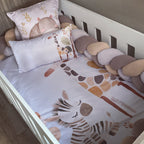 Cot Bedding - Stone Safari Set 02 baby neutral nursery linen set South Africa