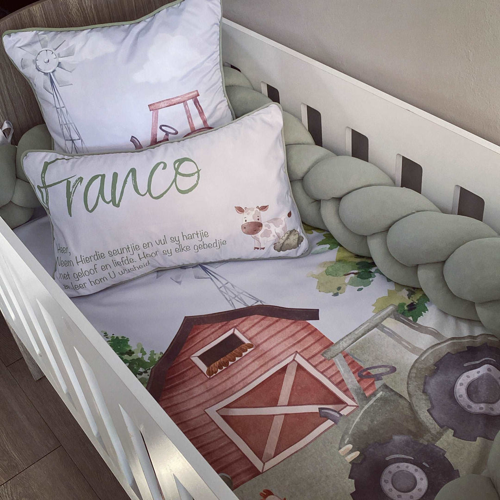 Cot Bedding - Farm Set 02 baby neutral nursery linen set South Africa