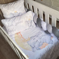Cot Bedding - Grey Elephant Set 01 baby neutral nursery linen set South Africa