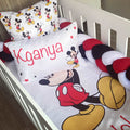 Cot Bedding - Mickey Mouse 01 baby neutral nursery linen set South Africa
