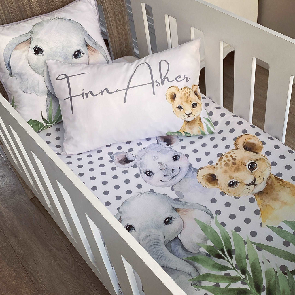 Cot Bedding - Safari Set 11 baby neutral nursery linen set South Africa