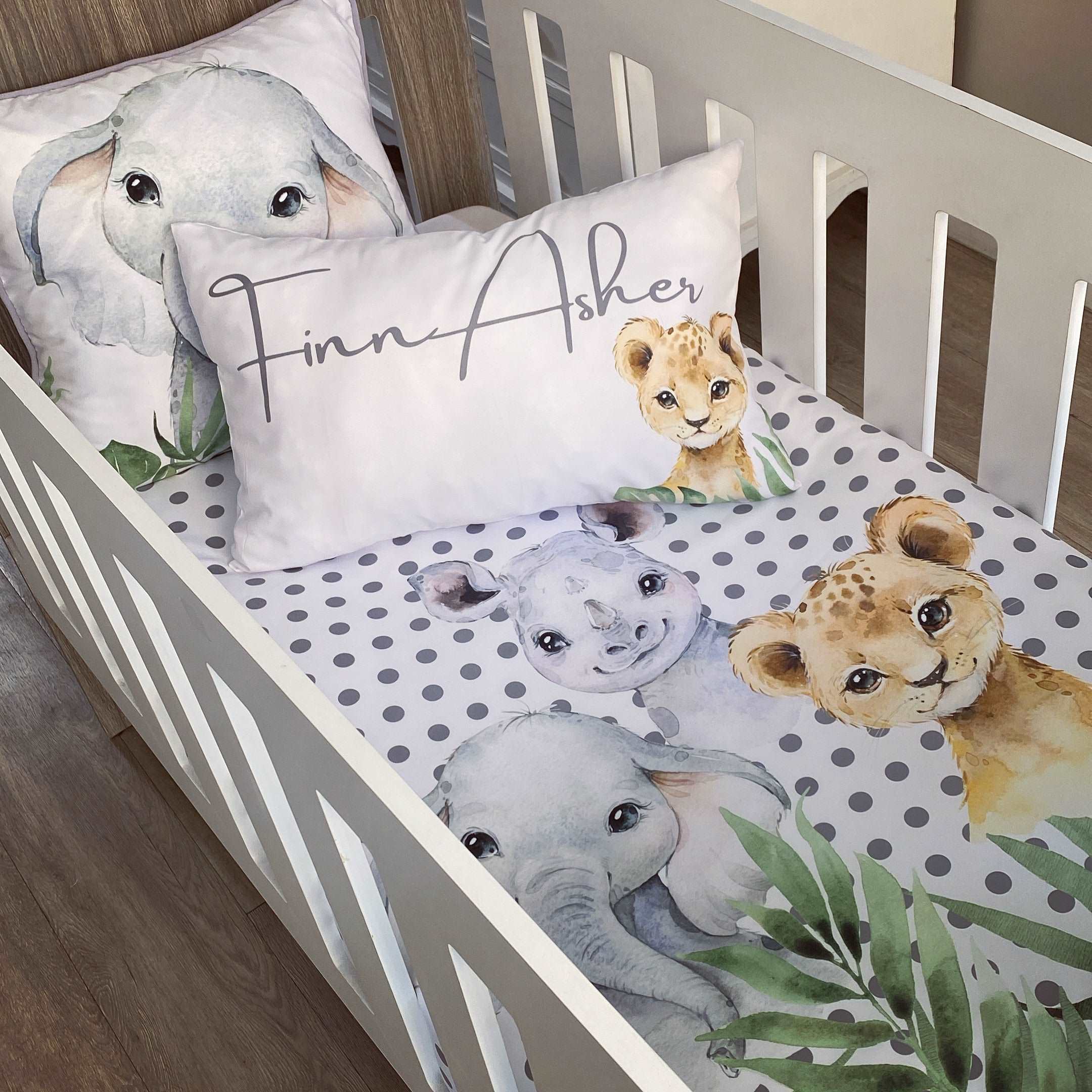 Cot Bedding - Safari Set 11 baby neutral nursery linen set South Africa