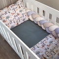 Cot Bedding - Stone Safari Set 03 baby neutral nursery linen set South Africa