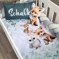 Cot Bedding - Woodlands Set 06 baby neutral nursery linen set South Africa