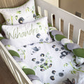 Cot Bedding - Koala Leaf Set 03 baby neutral nursery linen set South Africa