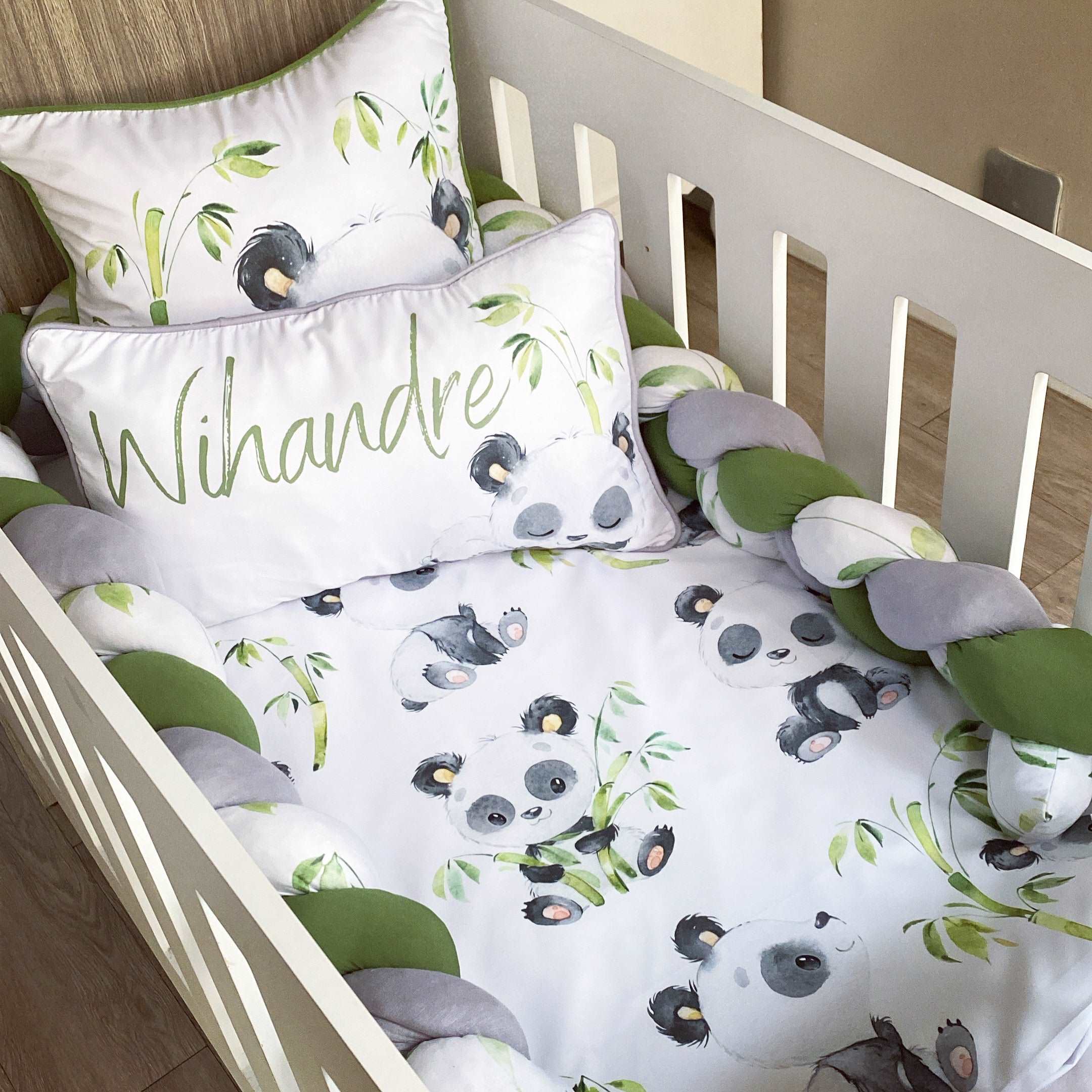 Cot Bedding - Koala Leaf Set 03 baby neutral nursery linen set South Africa
