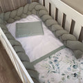 Cot Bedding - Eucalyptus Leaf Set 02 baby neutral nursery linen set South Africa