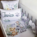 Cot Bedding - Safari Set 14 baby neutral nursery linen set South Africa