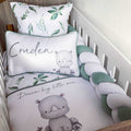 Cot Bedding - Rhino Set 01 baby neutral nursery linen set South Africa