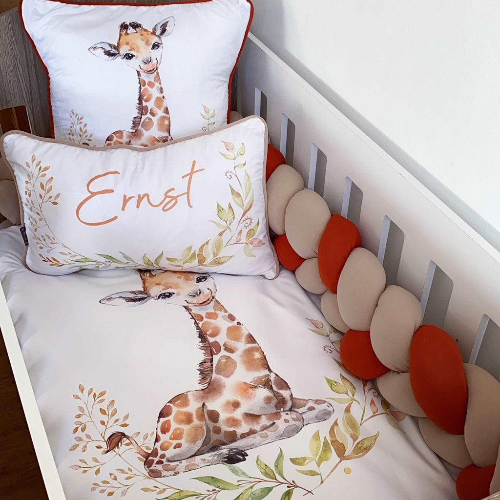 Cot Bedding - Giraffe Set 01 baby neutral nursery linen set South Africa