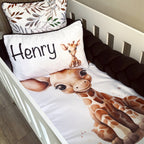 Cot Bedding - Giraffe Set 03 baby neutral nursery linen set South Africa