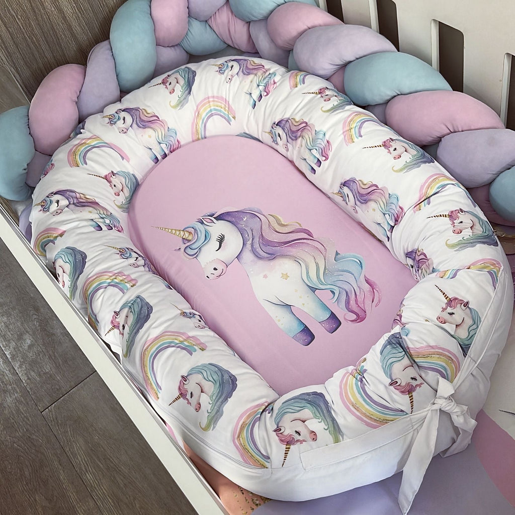 Cot Bedding - Pink Unicorn Set 13