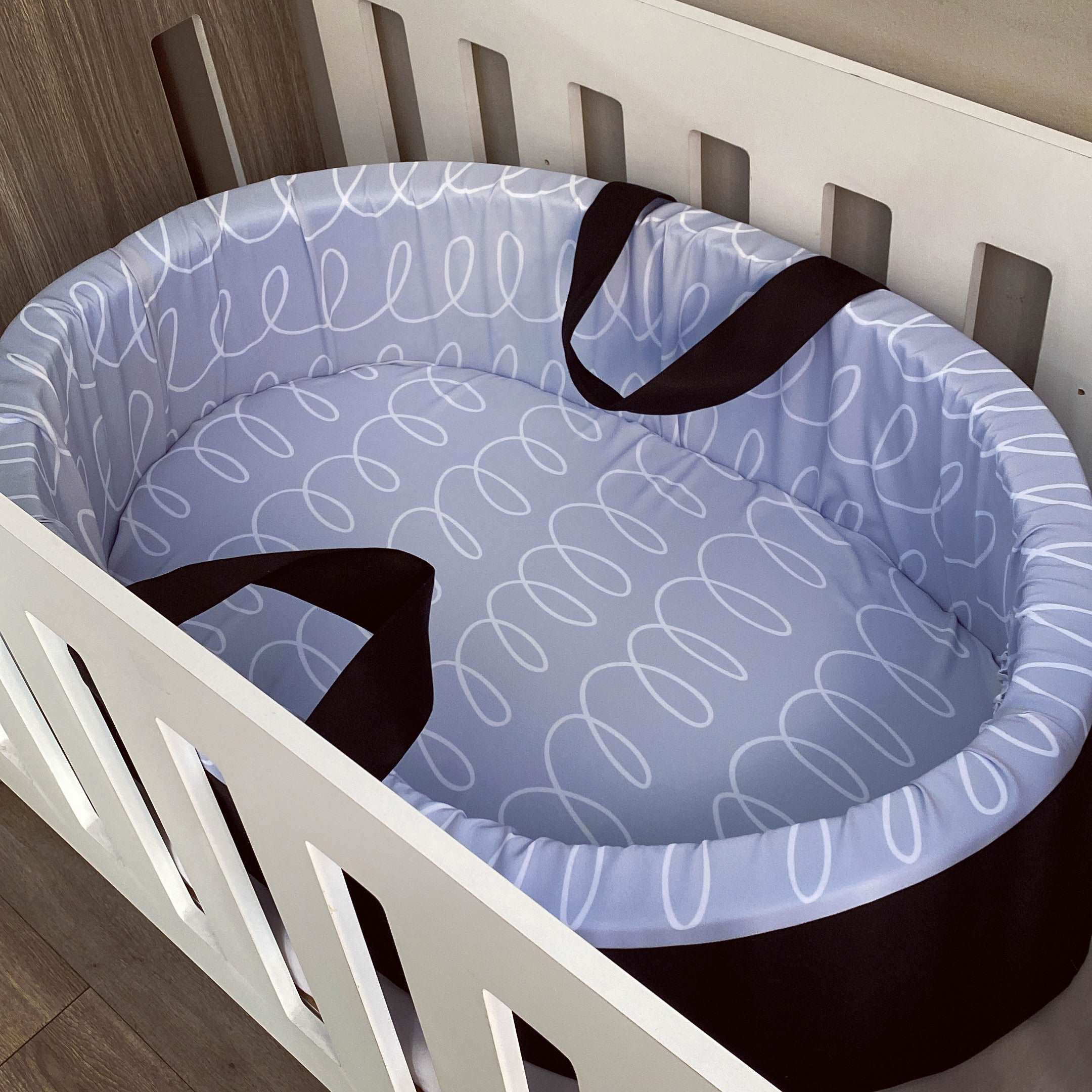 Carry Cot - Grey Swirl 01 baby carry cots South Africa