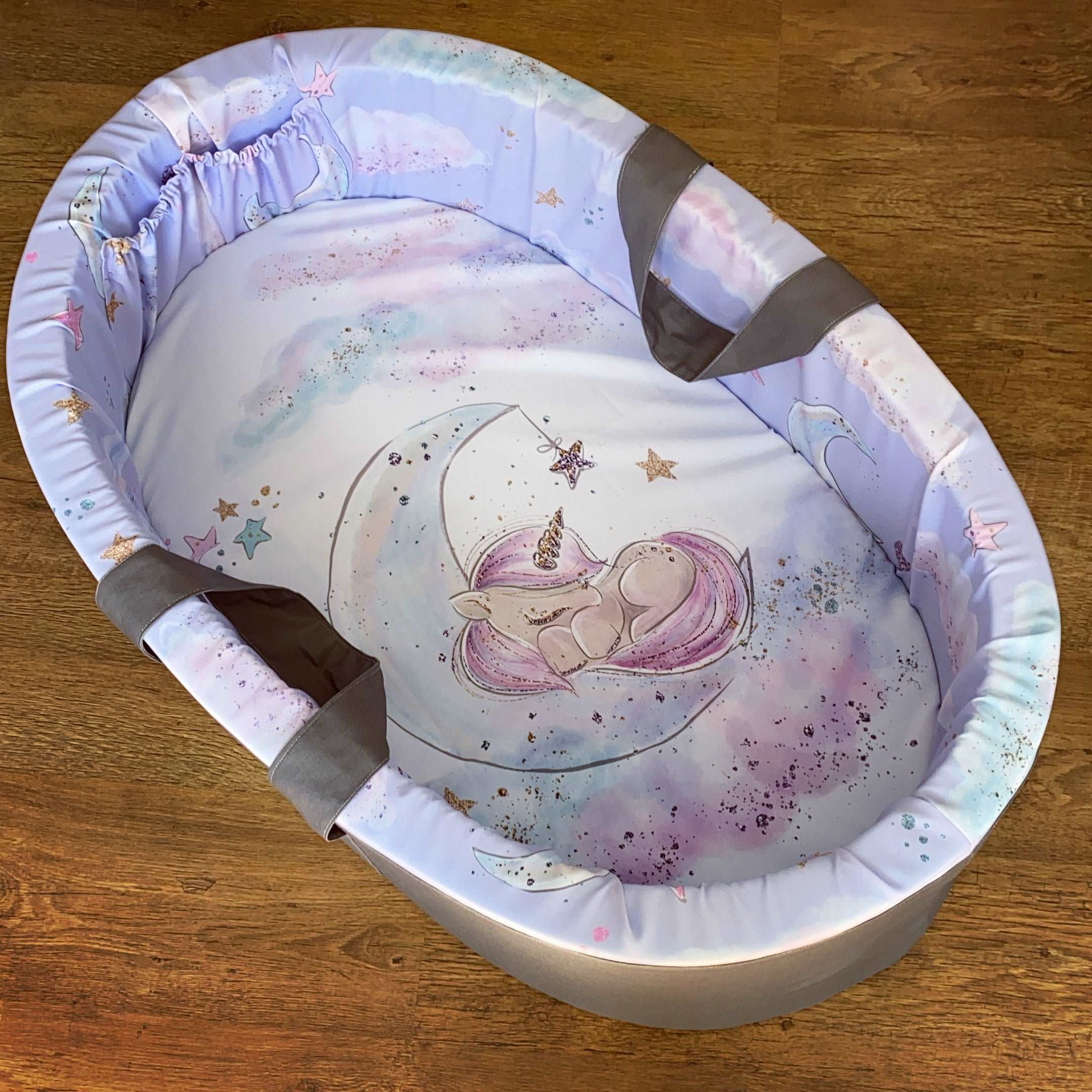 Carry Cot - Lilac Unicorn baby carry cots South Africa