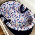 Carry Cot - Navy Flower 01 baby carry cots South Africa