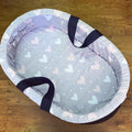 Carry Cot - Grey Heart 01 baby carry cots South Africa