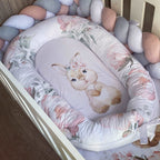 Cot Bedding - Grey Bunny Set 02