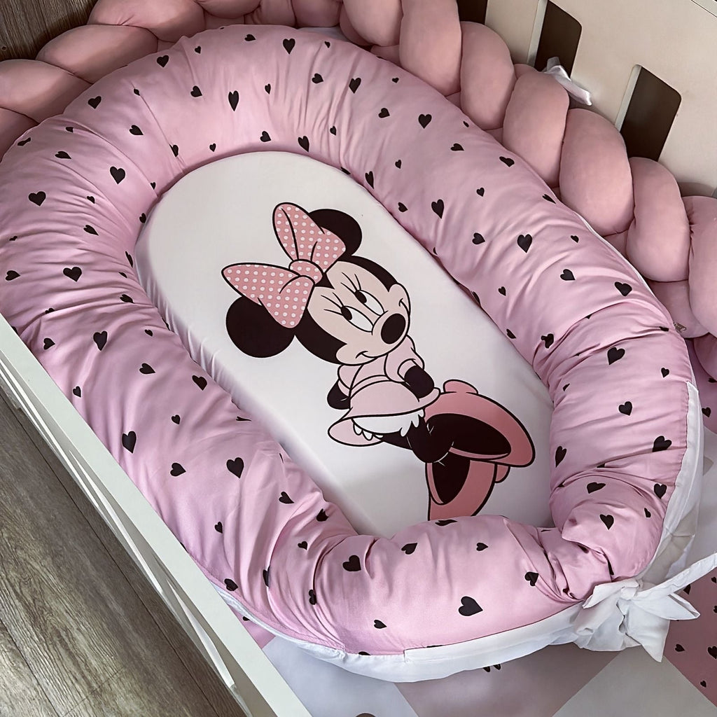 Cot Bedding - Pink Minnie set 06