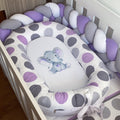 Nest - Purple Elephant 01 baby nursery snuggle nests South Africa