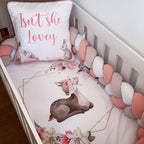 Cot Bedding - Pink Deer Set 04