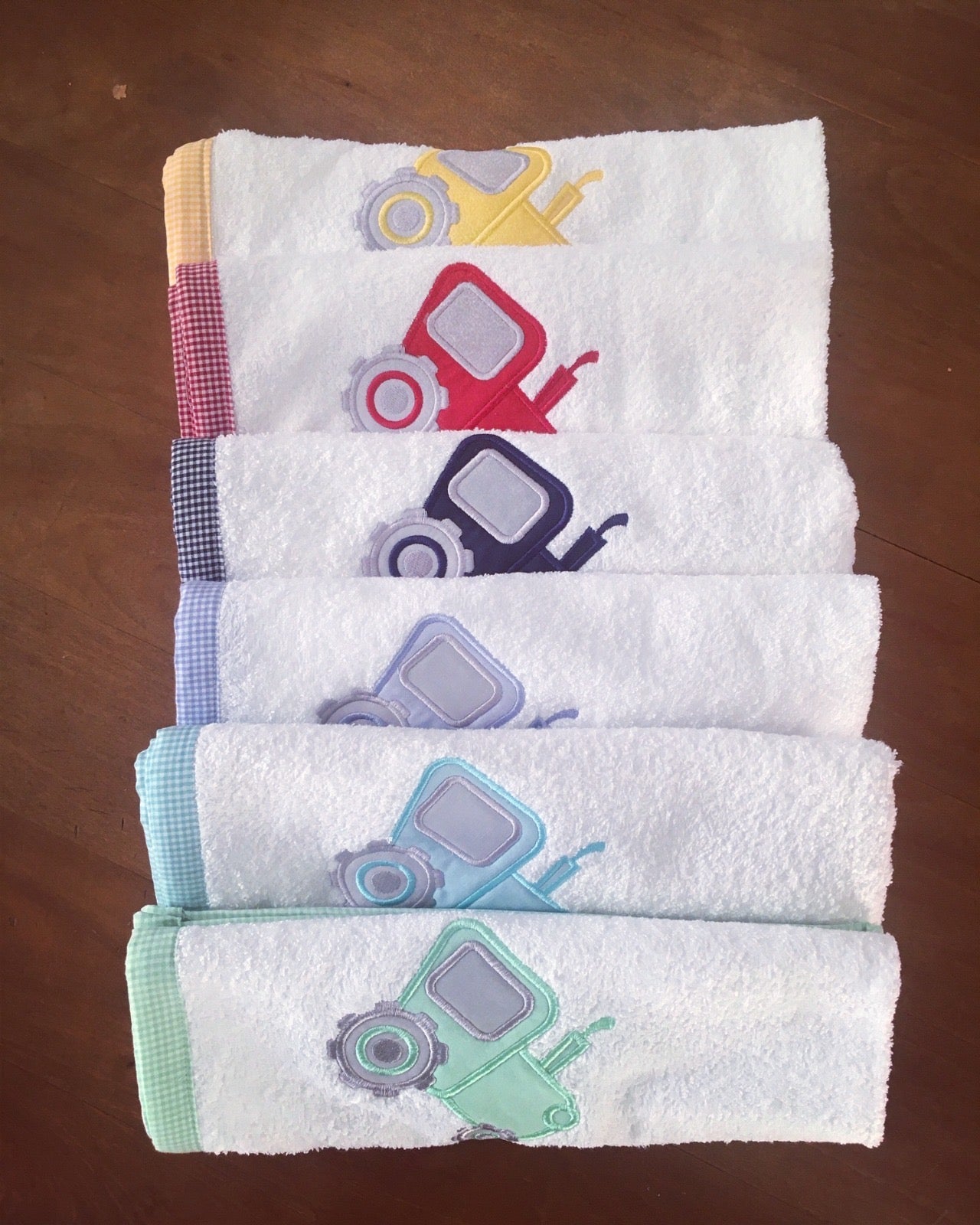 Burpcloths - Tractors 01 baby burp cloths South Africa