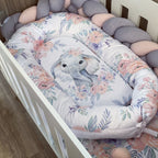 Cot Bedding - Pink Elephant Set 19