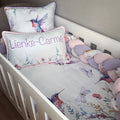 Cot Bedding - Lilac Bird Set 02