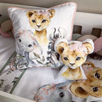 Cot Bedding - Pink Safari Set 42