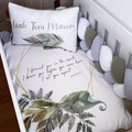 Cot Bedding - Leaf Bible Verse Set 01 baby neutral nursery linen set South Africa
