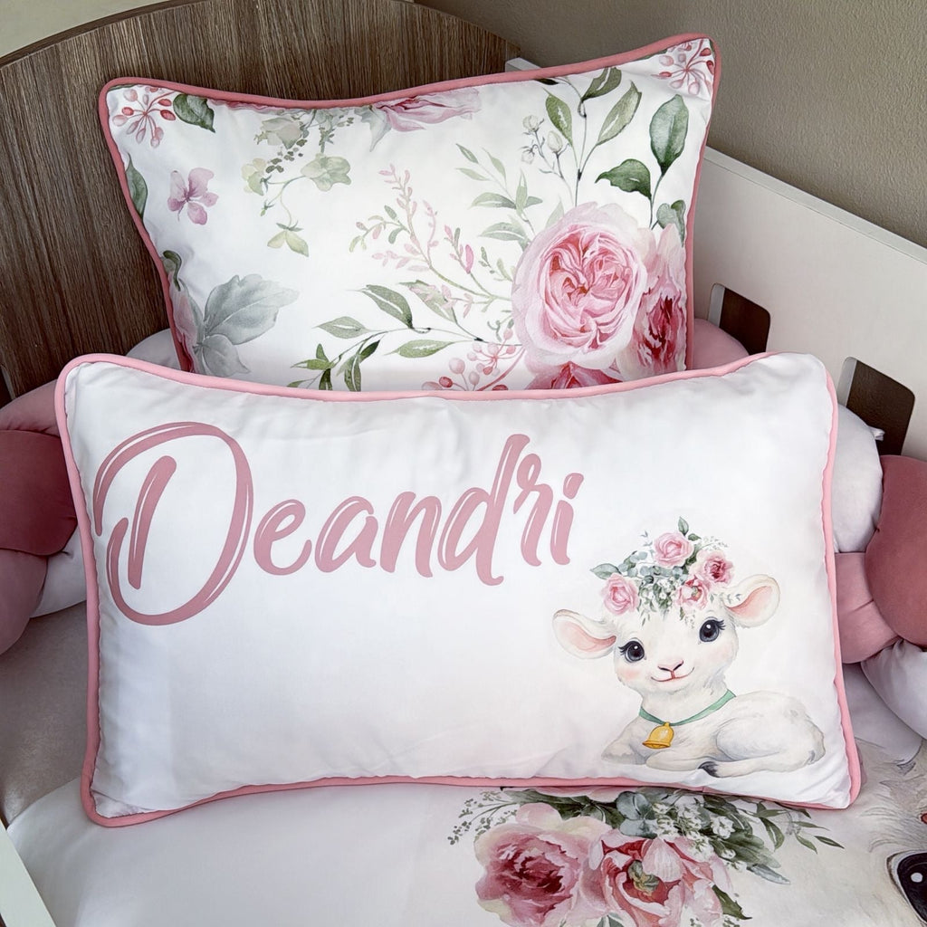 Cot Bedding - Pink Sheep Set 07