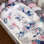 Cot Bedding - Flower Bunny Set 01