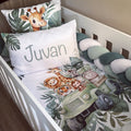 Cot Bedding - Green Safari Set 12 baby neutral nursery linen set South Africa