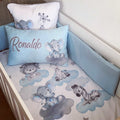Cot Bedding - Blue Safari Set 03 baby boy nursery linen set South Africa